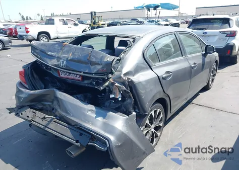 2013 Honda Civic Si from USA, damaged, VIN 2HGFB6E54DH705706